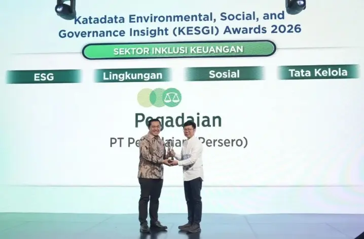Pegadaian Borong Empat KESGI Award 2026, Kinerja ESG Lampaui Rata-Rata Sektor Inklusi Keuangan