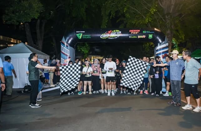 Cibis Night Run 2026 Padukan Lari Malam dengan Aksi Peduli Korban Bencana
