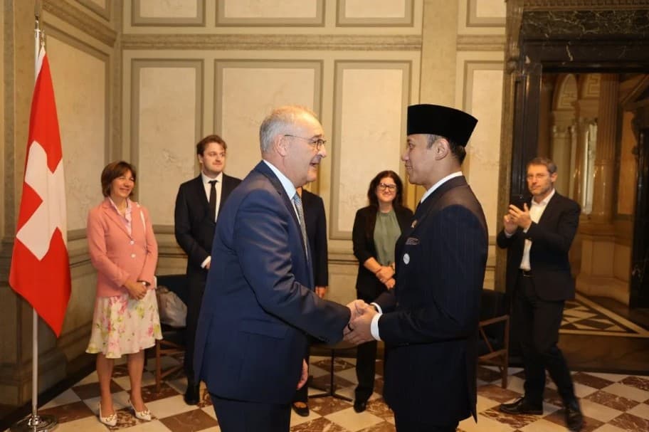 AHY Dorong Indonesia-Swiss Perkuat Kerja Sama Air, Energi hingga Transportasi Rendah Karbon