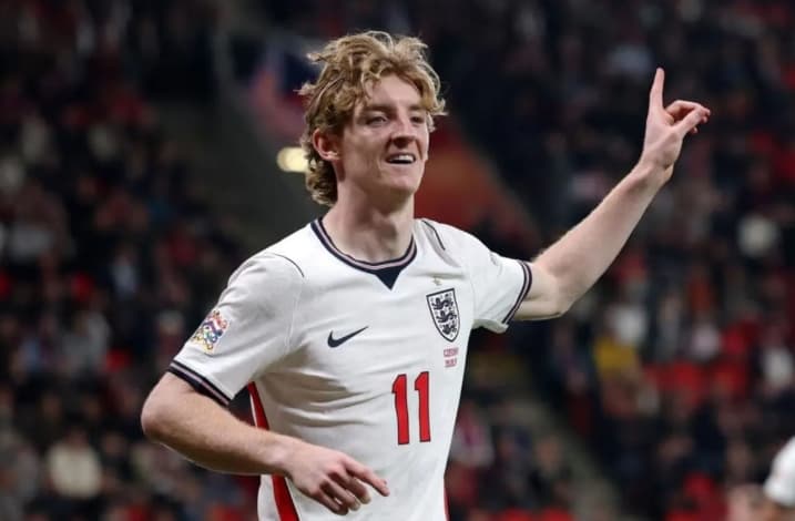 Inggris Bungkam 10 Pemain Republik Ceko 2-0, Harry Kane dan Anthony Gordon Cetak Gol
