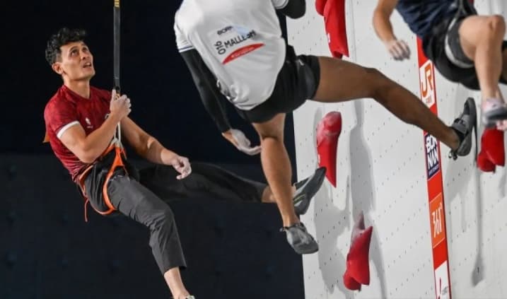 Veddriq Leonardo Optimistis Menatap Perempat Final Speed Putra Asian Games 2026
