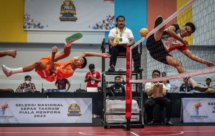 Indonesia Tekuk Korea Selatan 2-0, Sepak Takraw Putra Awali Asian Games 2026 dengan Kemenangan
