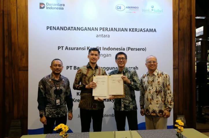Askrindo dan Bank Kalsel Perkuat Pembiayaan Infrastruktur serta Akses Modal UMKM