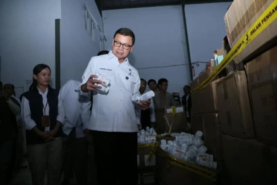 BPOM Gerebek Gudang di Tangerang dan Amankan 459 Ribu Produk Ilegal Senilai Rp25 Miliar