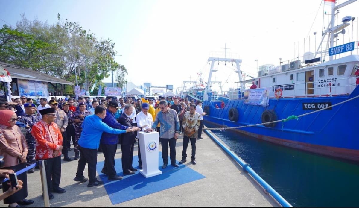Dukung Peningkatan Kesejahteraan Nelayan, Bea Cukai Tual Hadiri Launching Kerja Sama Perikanan RI–Tiongkok