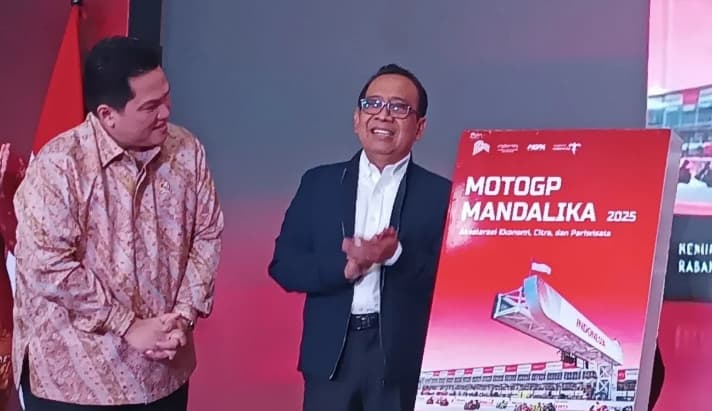 Erick Thohir Menyebut MotoGP Mandalika Memberikan Dampak Ekonomi Hampir Rp5 Triliun