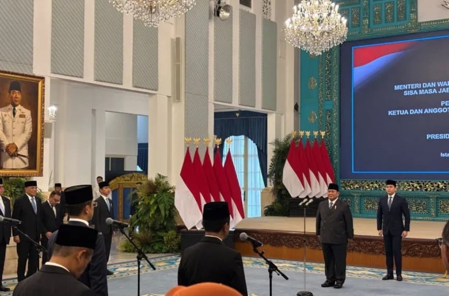 Prabowo Melantik Guru Besar ITB Irwan Meilano sebagai Wakil Menteri Kelautan dan Perikanan