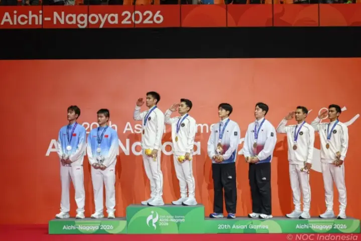Bulu Tangkis Indonesia Raih Enam Medali Asian Games 2026, BNI Apresiasi Pembinaan PBSI