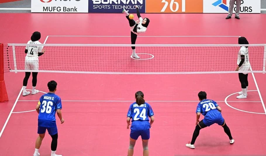 Indonesia Taklukkan Malaysia dalam Duel Tiga Set, Tim Sepak Takraw Putri Melaju ke Semifinal Asian Games 2026