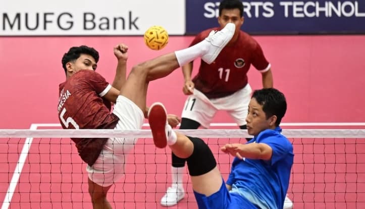 Indonesia Raih Perak Sepak Takraw Kuadran Putra Usai Takluk dari Jepang di Final Asian Games 2026