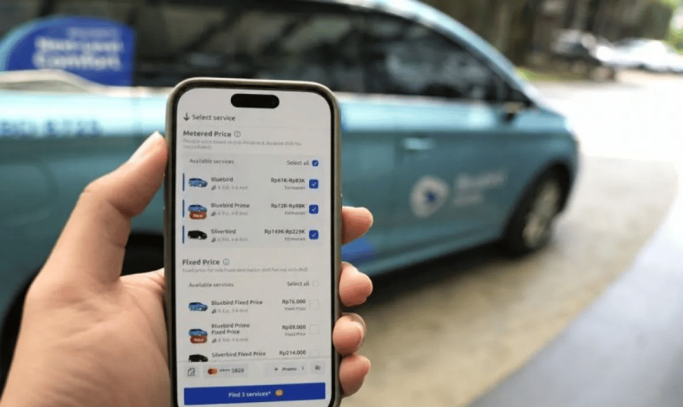 MyBluebird Perluas Layanan Mobilitas dalam Satu Aplikasi dengan Tiga Fitur Baru
