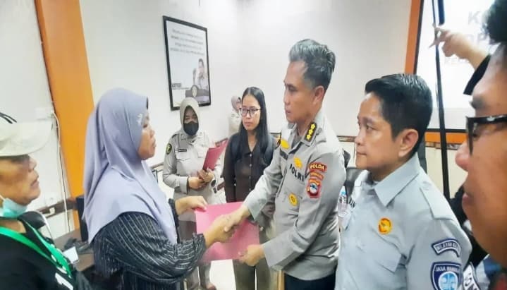 Jasa Raharja Bayarkan Santunan Rp4,35 Miliar kepada 65 Korban Kapal Virgo Transport 8