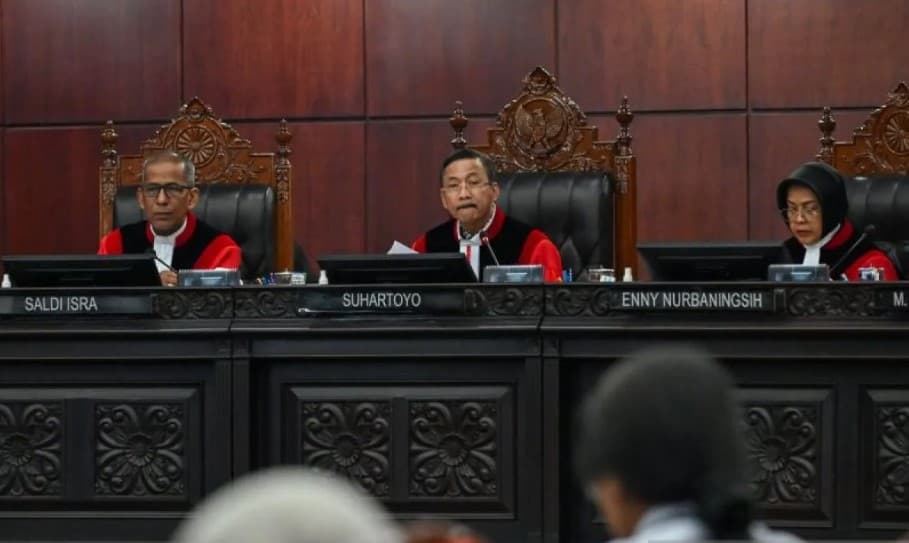 MK Tidak Terima Gugatan Syarat Pendidikan Gibran dalam Pilpres 2024