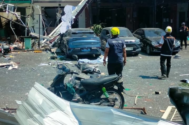 Polisi Mendalami Ledakan Ruko San Antonio Surabaya, Dugaan Awal Berkaitan dengan Tabung Elpiji