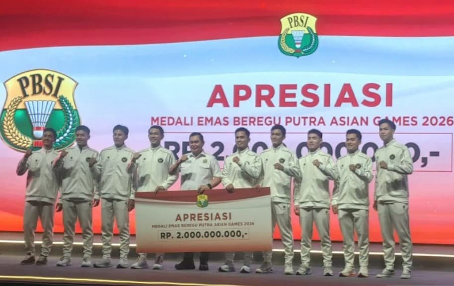 PBSI Kucurkan Apresiasi Rp4,5 Miliar untuk Peraih Medali Asian Games Aichi-Nagoya 2026