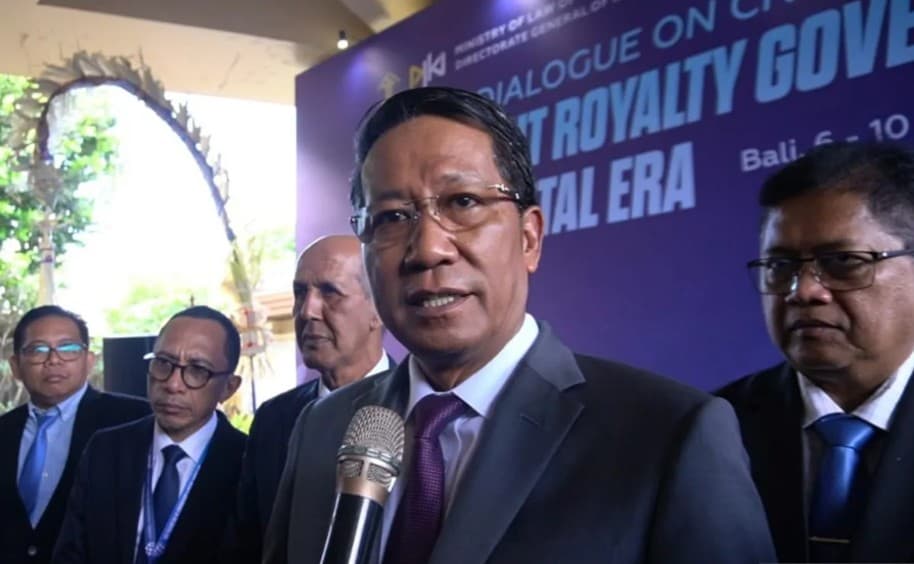 Menkum Supratman Tegaskan Karya 100 Persen Buatan AI Tak Akan Dilindungi Hak Cipta