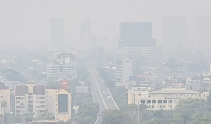 Kualitas Udara Jakarta Memburuk dan Menempati Peringkat Kelima Terburuk di Dunia