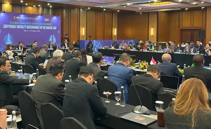Indonesia Gelar Dialog Global di Bali untuk Perkuat Tata Kelola Royalti Hak Cipta Lintas Negara