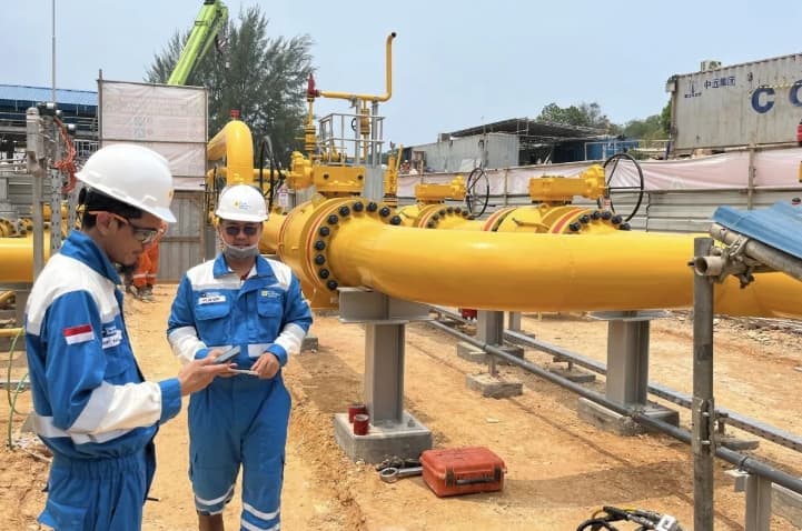 PLN EPI Sukses Uji Pengaliran Gas WNTS-Pemping, Gas Natuna Disiapkan untuk Pembangkit Domestik