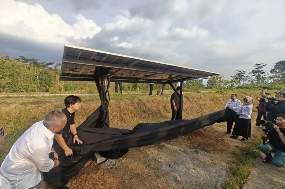 Panel Surya Embung Doho Tingkatkan Efisiensi Pompa Air Pertanian dan Tekan Emisi Karbon