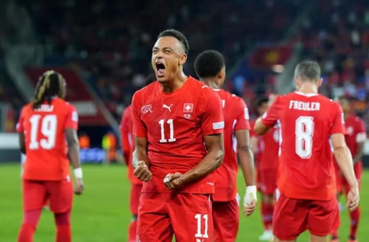 Swiss Menggulung Makedonia Utara 3-0, Slovenia Membekuk Skotlandia di UEFA Nations League