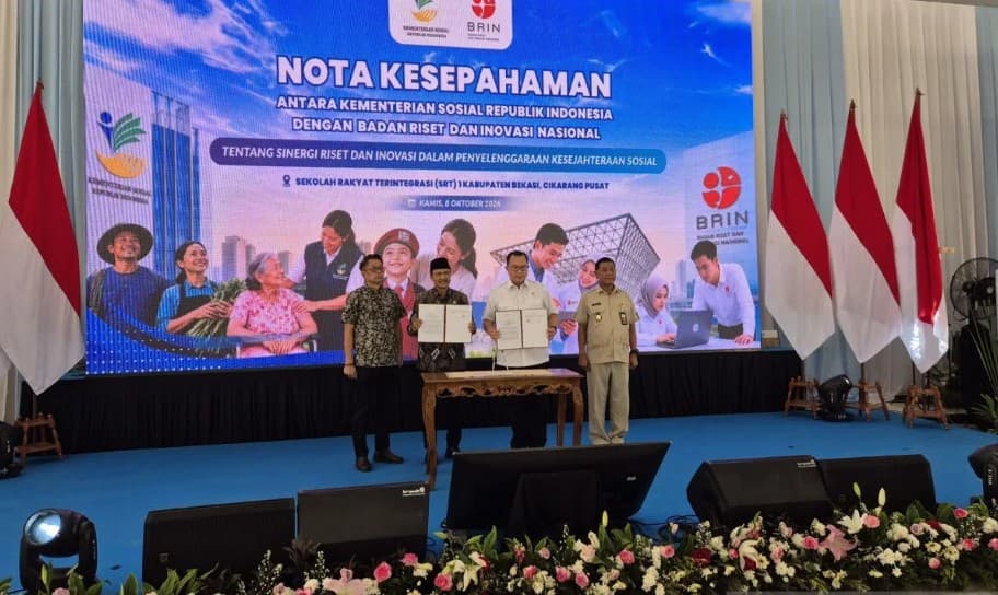Kemensos Gandeng BRIN Kembangkan Sekolah Rakyat, Siapkan Teknologi Air Bersih hingga Sepatu Lokal untuk Siswa