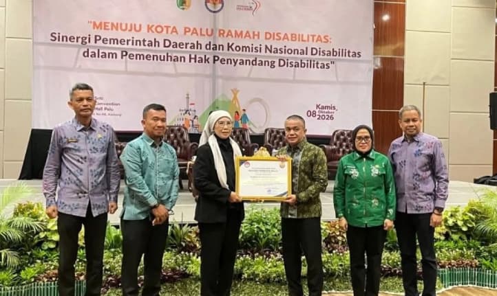 KND RI Berikan Anugerah Prakarsa Inklusi kepada Pemkot Palu atas Komitmen Pemenuhan Hak Penyandang Disabilitas