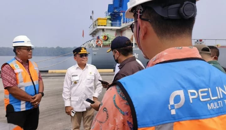 Gubernur Kalteng Tinjau Pelabuhan Bumiharjo, Pelindo Minta Perubahan Status Kawasan Hutan Jadi Hak Pengelolaan