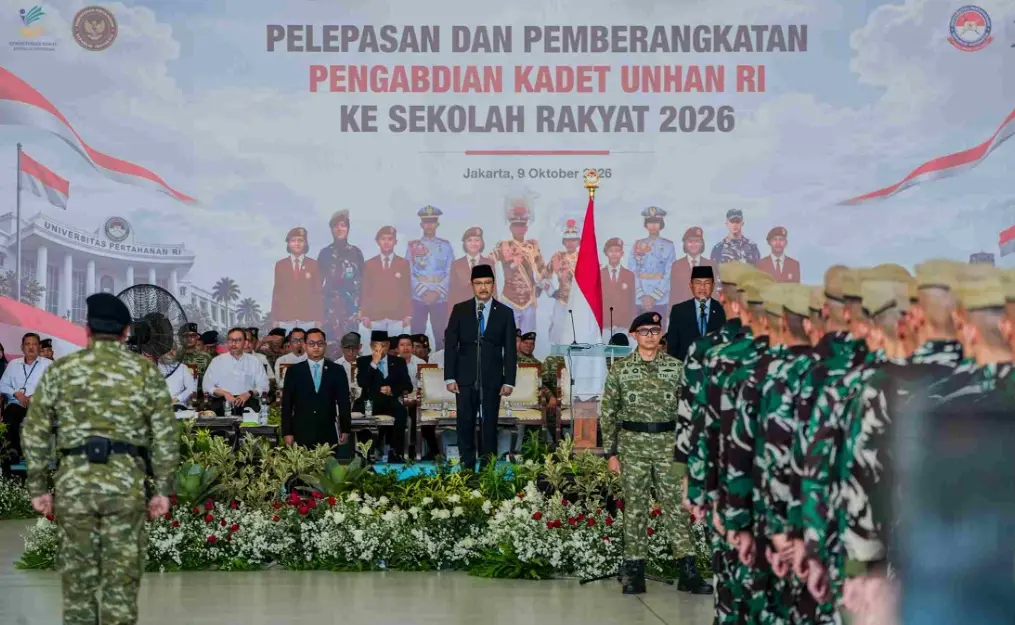 Mensos Gus Ipul Berangkatkan 1.509 Personel Unhan ke 181 Sekolah Rakyat, Tegaskan Pembinaan Disiplin Bukan Perpeloncoan