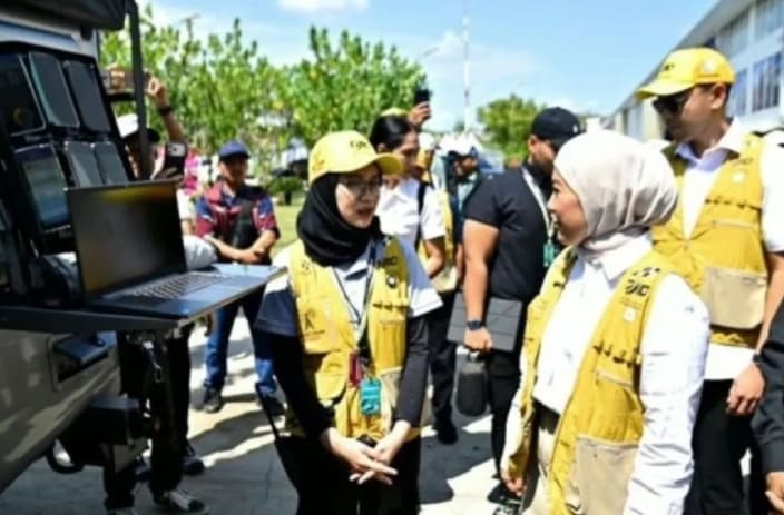 Menkomdigi Meutya Hafid Cek Kesiapan Jaringan Telekomunikasi MotoGP Mandalika 2026, Lebih dari 250 Frekuensi Radio Diamankan
