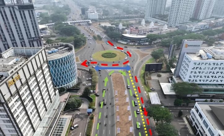 Korpri Night Run 2026 Digelar di Gading Serpong, Jalan Taco Bell–Hotel Atria Ditutup Sabtu Malam
