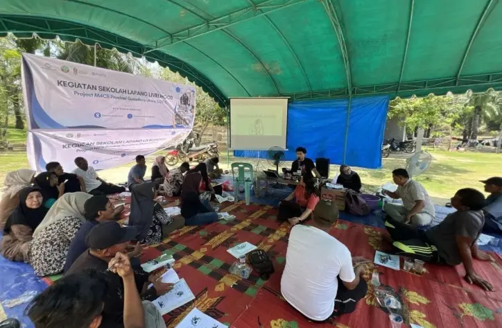 M4CR Latih 32 Petani Kepiting di Sumatera Utara, Temukan Kualitas Air Tambak Jadi Penyebab Tingginya Kematian Kepiting