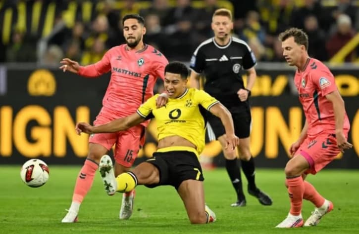 Borussia Dortmund Gagal Pertahankan Keunggulan Dua Gol, Werder Bremen Paksa Hasil Imbang 2-2 di Bundesliga