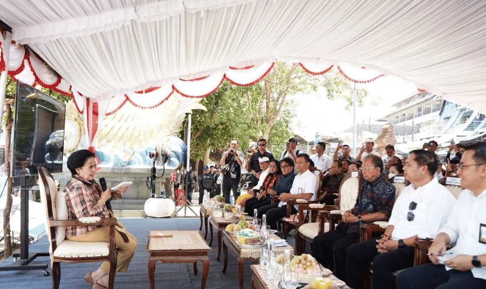 Megawati Soroti Ancaman Perubahan Iklim di Pantai Kuta, Abrasi Capai 1,9 Meter per Tahun dan 85 Kilometer Pesisir Bali Belum