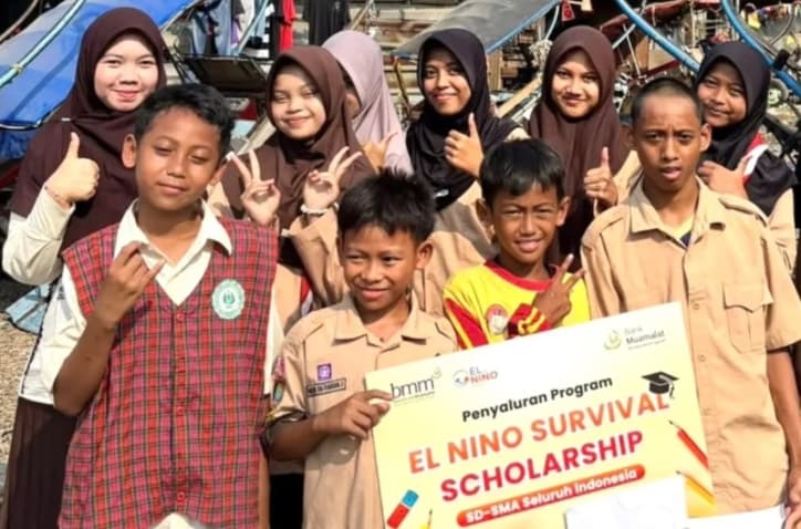 BMM Siapkan Beasiswa bagi 50 Pelajar Prasejahtera Terdampak El Nino, Cegah Anak Putus Sekolah akibat Kesulitan Ekonomi