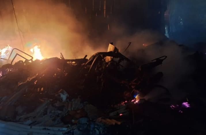 Kebakaran Hebat Hanguskan Rumah dan Lapak di Kalideres Jakarta Barat, 48 Warga Kehilangan Tempat Tinggal