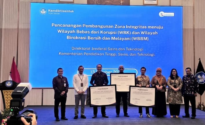 Ditjen Saintek Canangkan Zona Integritas Bebas Korupsi, Perketat Pengawasan Program Sekolah Garuda dan Jurnal Ilmiah