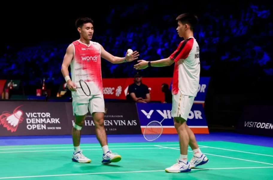 Raymond/Joaquin Tersingkir dari Denmark Open 2026, Akui Kesulitan Hadapi Tekanan Pasangan Inggris