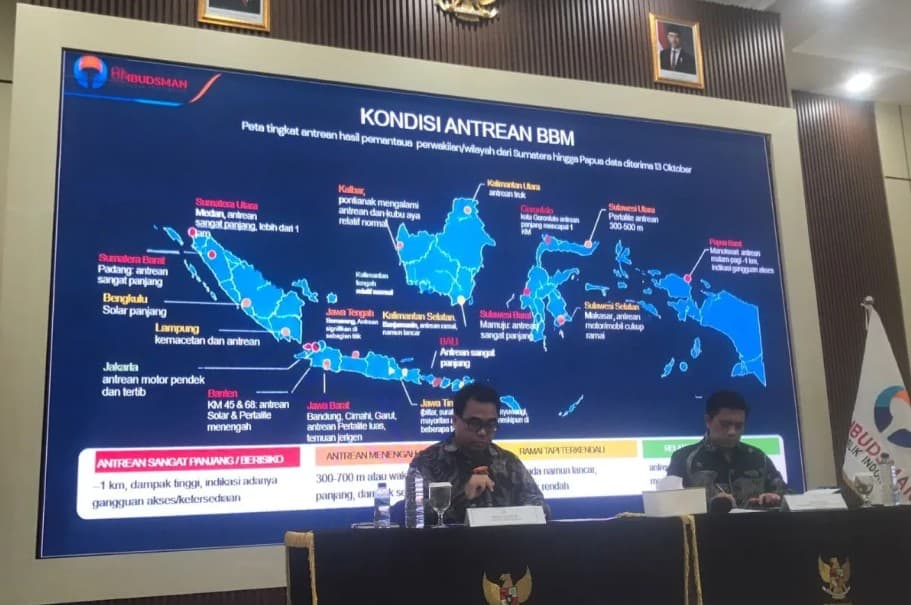 Ombudsman Temukan Gangguan BBM di 11 Provinsi, Antrean SPBU Capai 1 Kilometer hingga Stok Solar Kosong