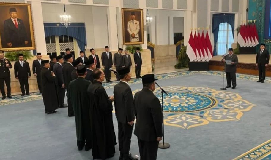 Prabowo Lantik Yusuf Jauhari dan Richard Tampubolon Jadi Wamenhan, Keduanya Emban Tugas Berbeda