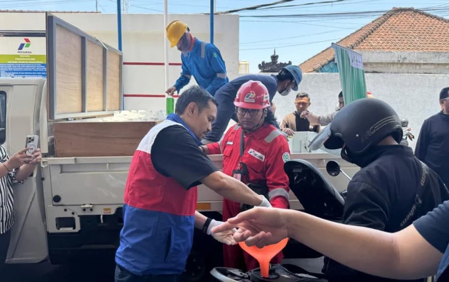 Pertamina Buka Layanan Antar BBM Pakai Jeriken di Bali, Siapkan 5.000 Liter Pertalite per Hari