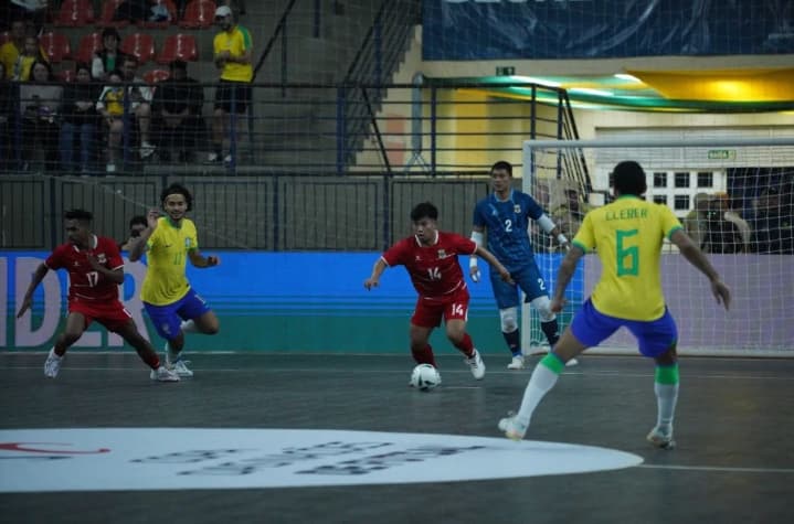 Timnas Futsal Indonesia Kalah 0-3 dari Brasil di Copa Das Nacoes 2026, Wajib Menang atas Tanjung Verde