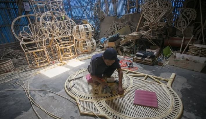 Indonesia Kuasai 85 Persen Potensi Rotan Dunia, Menperin Dorong Industri Mebel dan Kerajinan Bernilai Tambah Tinggi