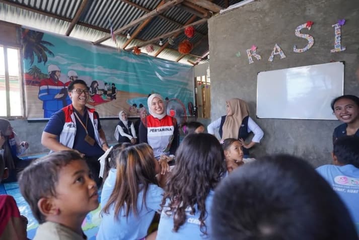 Pertamina Patra Niaga Hadirkan Rumah Anak Pesisir di Bitung, Lebih dari 145 Anak Dapat Akses Pendidikan Nonformal