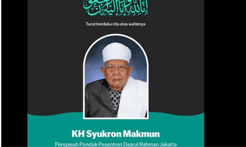 Ulama Kharismatik KH Syukron Ma'mun Wafat di Jakarta, Pendiri Ponpes Daarul Rahman Dikenal sebagai Singa Mimbar