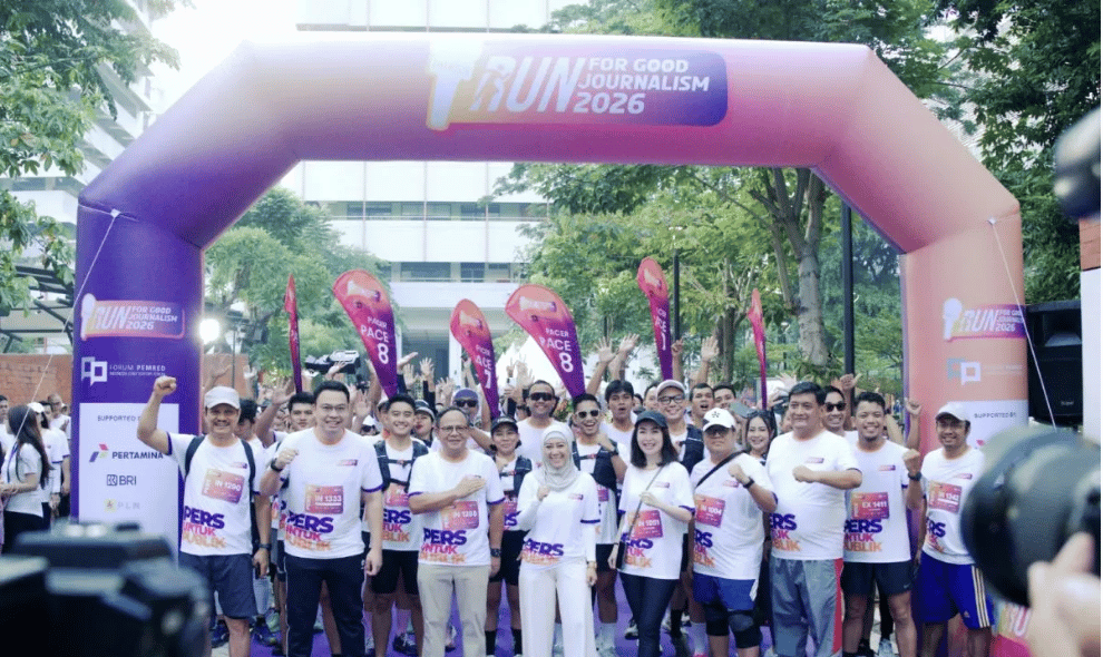 Forum Pemred Gelar FP Run for Good Journalism 2026, Ajak 500 Peserta Kampanyekan Pers Berkualitas di Tengah Maraknya Hoaks