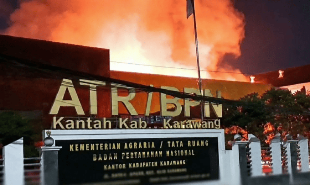 Kantor BPN Karawang Terbakar, 90 Persen Gedung dan 70 Persen Gudang Arsip Rusak, Kepastian Hak Tanah Jadi Sorotan