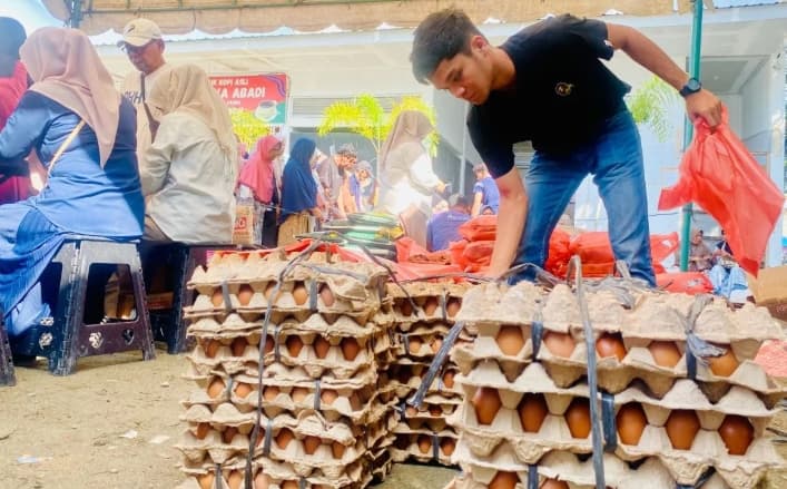 Pemkab Aceh Barat Gelar Pasar Murah, Sediakan 420 Paket Sembako Bersubsidi 25 Persen Seharga Rp212 Ribu