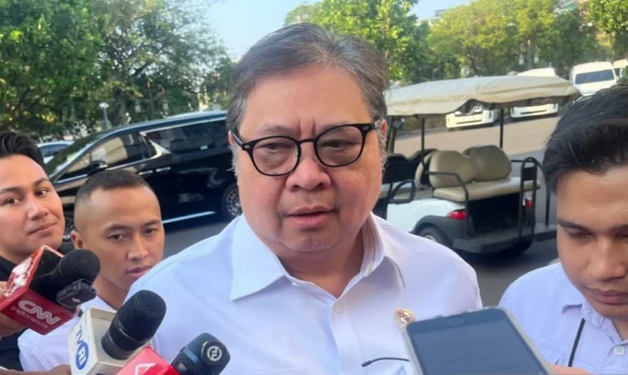 IHSG Anjlok akibat Sentimen MSCI, Airlangga Hartarto Sebut Pelemahan Saham Wajar dan Soroti Aturan ARB 7 Persen