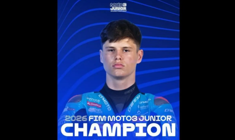 Carlos Cano Juara Dunia Moto3 Junior 2026 pada Musim Debut, Pembalap Spanyol Berusia 16 Tahun Berpeluang Naik ke Moto3